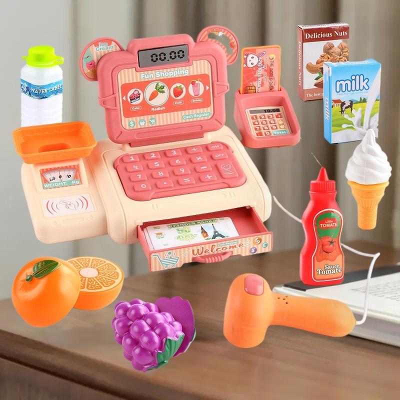 Toy Cash Register - Conjunto de brinquedos de caixa de