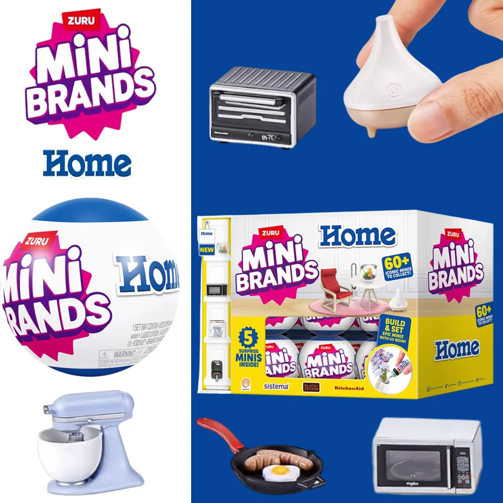 Kids Toys Kitchen Set - ZURU Mini Brands Série Casa 60+