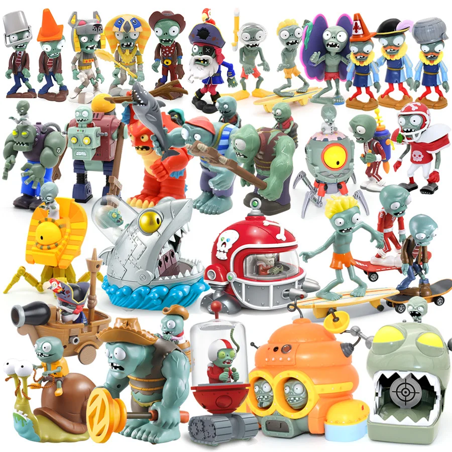Plantas vs zumbis 2 conjunto d - Kids Zombie Toys avaliação e preço